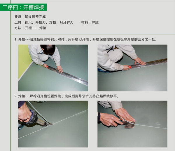 pvc塑胶好色先生TV传媒铺装步骤